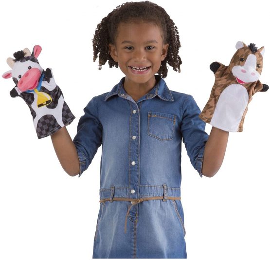 Melissa & Doug Farm Hands Animal Puppets | Soft Toy | Themed Puppet Set | 3+ | Gift for Boy or Girl - Image 4