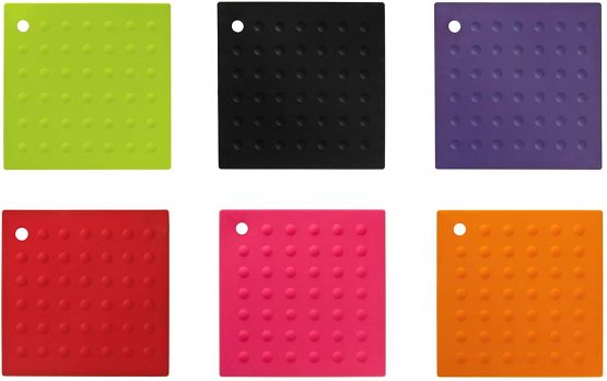 Premier Housewares Zing Silicone Trivet - Black - Image 3