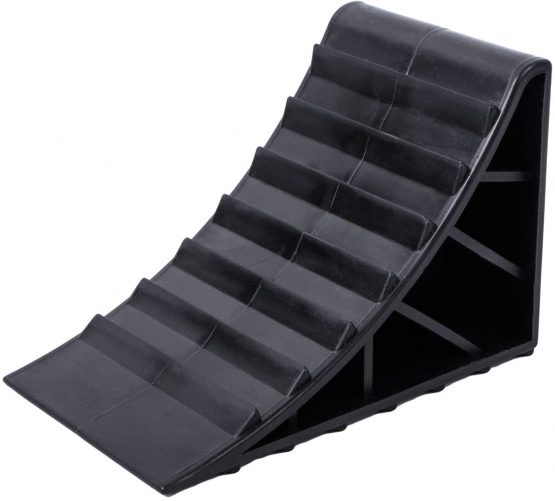 ProPlus Wheel chock plastic with handle set of 2 pieces - Image 3