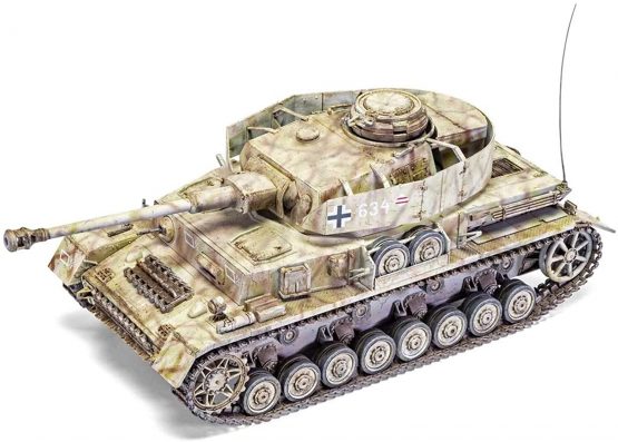 Airfix A1351 Panzer IV Ausf.H Mid Version Military Vehicle - Image 2