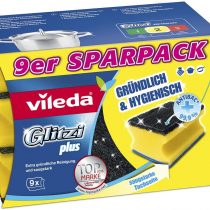 Vileda Glitzi Plus Washing Up Sponge with Anti-Bacterial Coating/Thorough, Hygienic and Absorbent