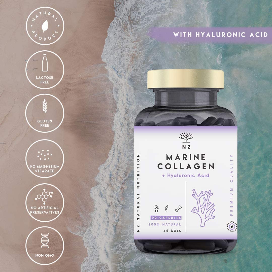 Marine Collagen with Hyaluronic Acid for Skin Care Hair Care, Joints. Magnesium - Image 2