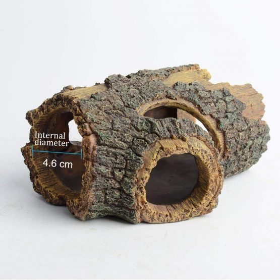 hygger Fish Tank Ornament, Aquarium Resin Cave Ornaments Fish Tank Decorations Tree Log For Hiding - Image 3