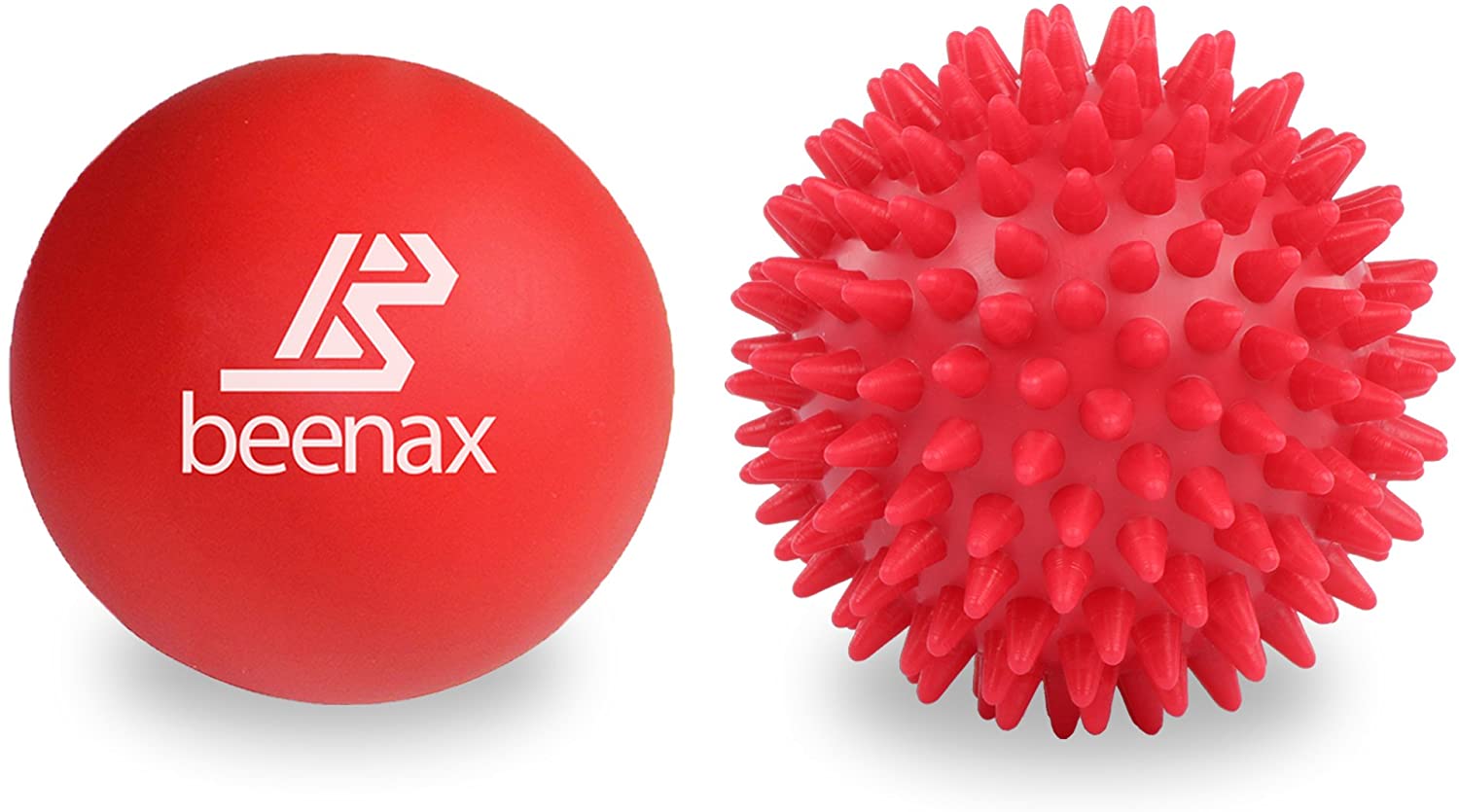 Beenax Lacrosse And Spiky Massage Ball Set Perfect For Trigger Point Therapy Myofascial Release