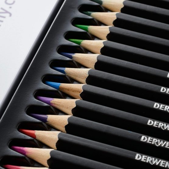 Derwent 2301942 Academy Watercolour Colouring Pencils, Set of 24, High Quality, Multicolor - Image 2