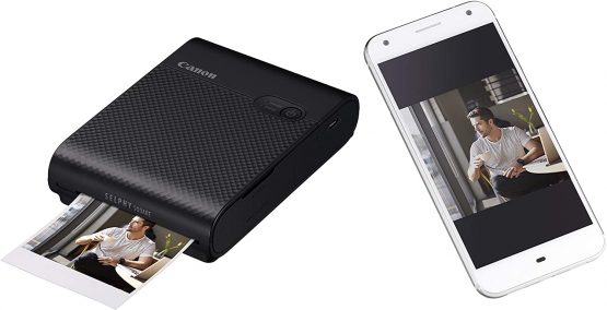 Canon SELPHY SQUARE QX10 Portable Colour Photo Wireless Printer (Black) - prints quality square photos directly from your smartphone - Image 3