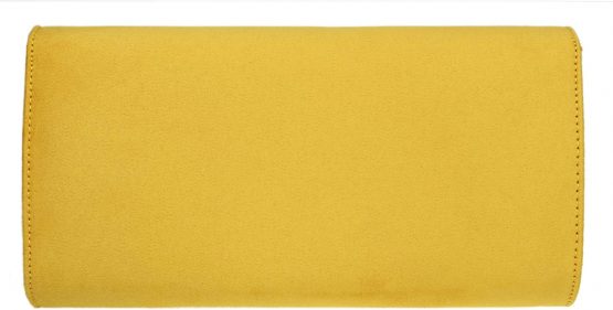 Girly Handbags Envelope Faux Suede Clutch Bag - Image 3