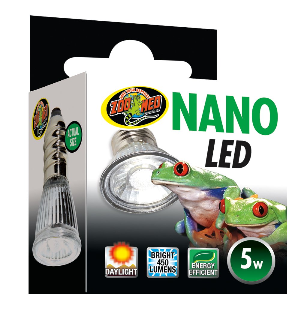 Zoo Med Labs 5W Nano LED Lamp, Mehrfarbig, 5 W / 2.31 IN