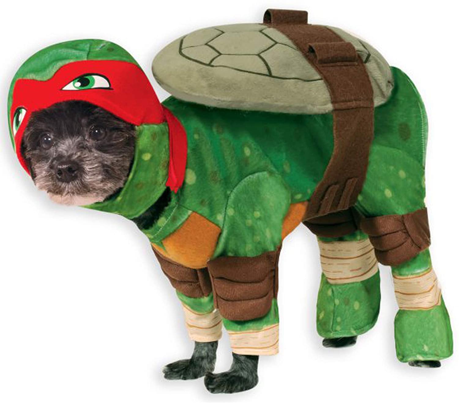 Rubies Official Pet Dog Costume, Raphael, Large, Teenage Mutant Ninja Turtles, White