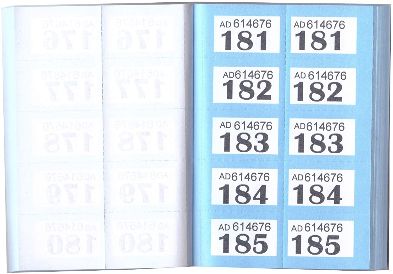 4 x Books of Cloakroom and Raffle Tickets - 1 -1000 Tombola Draw Numbered Charity Events Prize Draw Lucky Draw - Image 4
