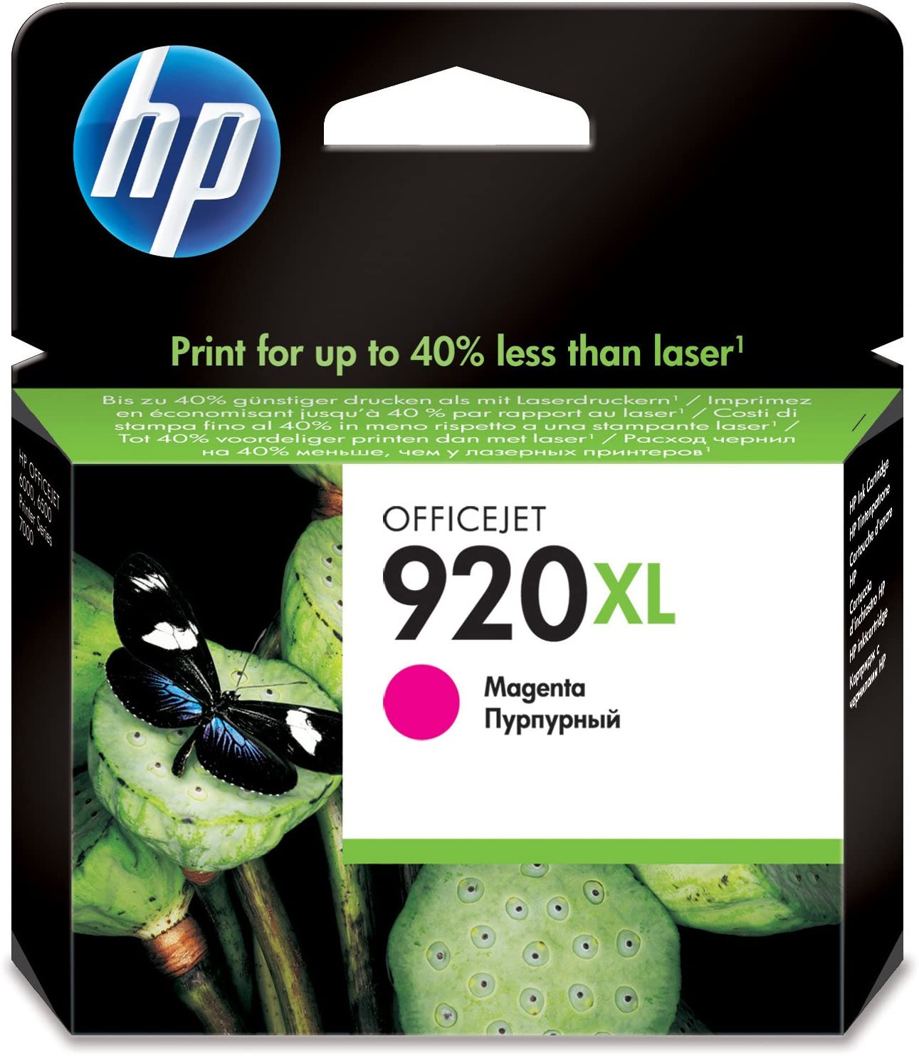 HP CD973AE 920XL High Yield Original Ink Cartridge, Magenta, Single Pack