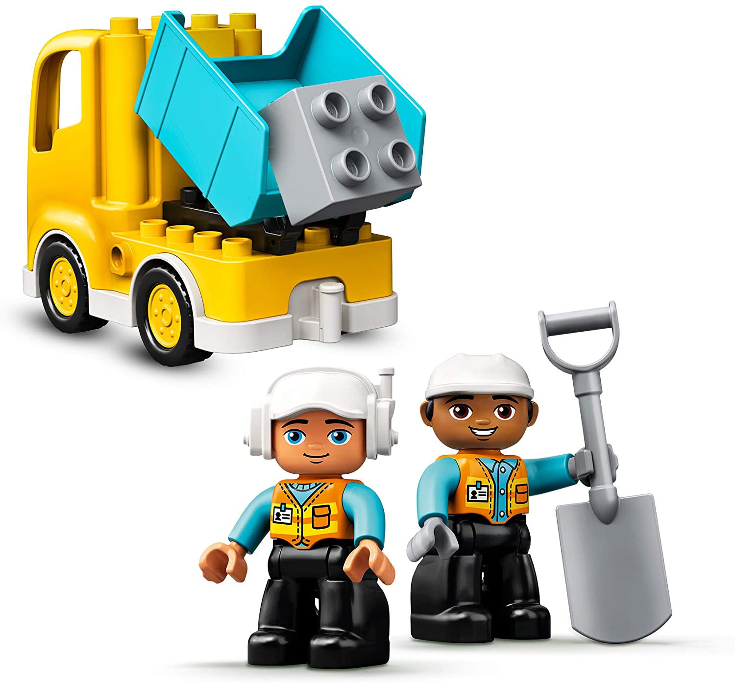 LEGO DUPLO Truck and Tracked Excavator Toy for 2+ Year Old Toddlers, Boys & Girls - Image 4