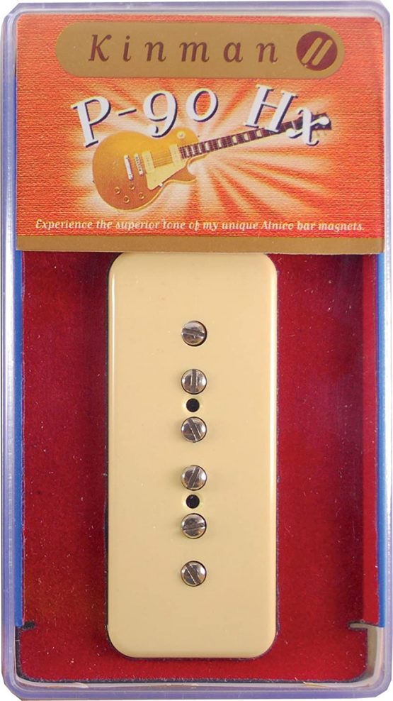 Kinman p90nc P-90 Pickup HX Sweet Neck Pickup Electric Guitar, Cream - Image 2