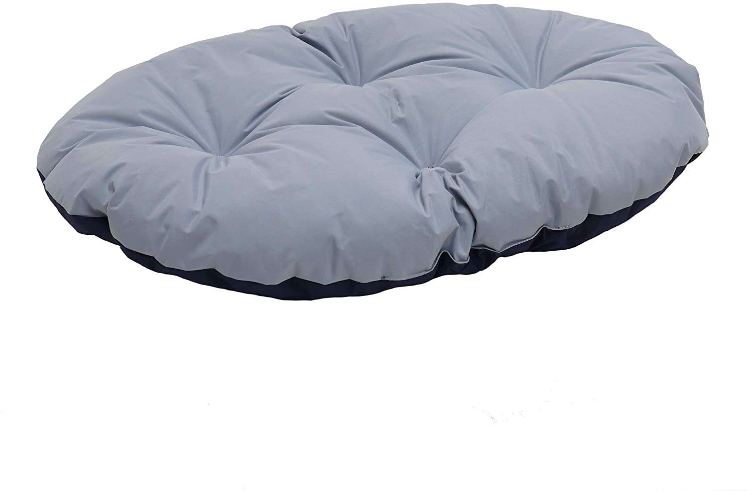 Rosewood Tough & Mucky Oval Dog Mattress, Large, 81cm, Water-Resistant Reversible Blue/Grey Pet Bed Cushion for Dogs - Image 2
