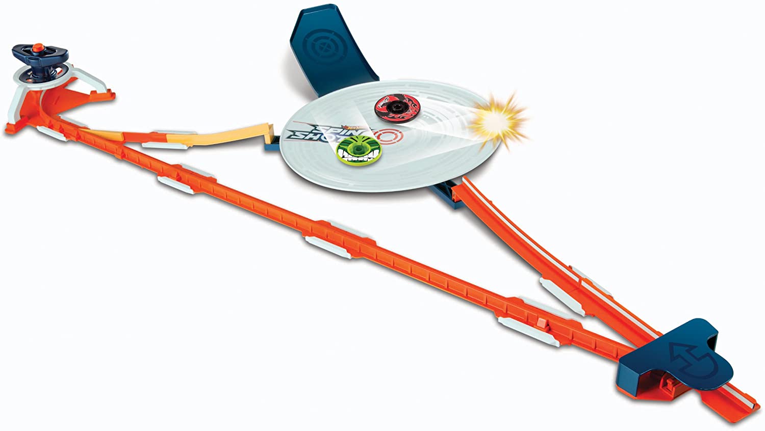 Mattel Hot Wheels Spin Shotz, Y0097, Super Competition Arena with 1 Disc - Image 4