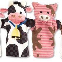 Melissa & Doug Farm Hands Animal Puppets | Soft Toy | Themed Puppet Set | 3+ | Gift for Boy or Girl