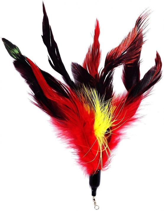 onebarleycorn - Cat Toys Feather Refills for Cat Wand Toys Interactive include Replacement Feathers - Image 3