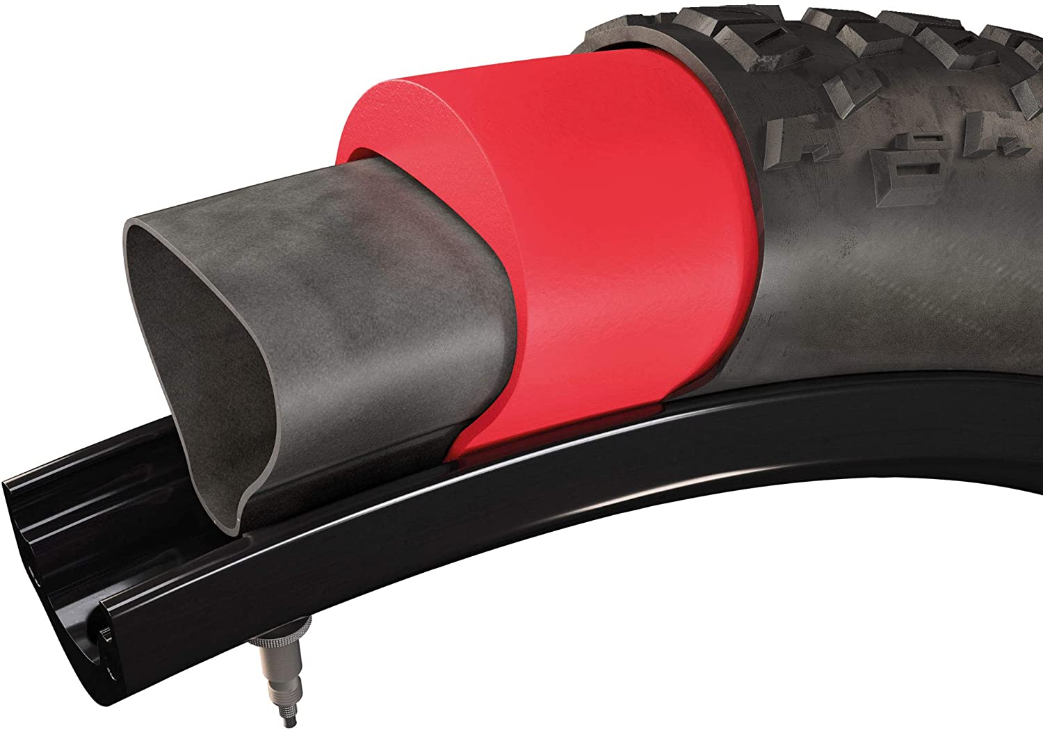 Tannus Unisex's Armour Liner, Red, Suitable for bicycle tyre sizes 700 x 35/40 - Image 2