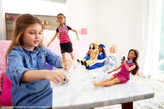 Barbie GFX26 Career 60th Doll, I Can Be an Athlete, Brunette Soccer Player Doll with Soccer Ball, Multi-colour - Image 2