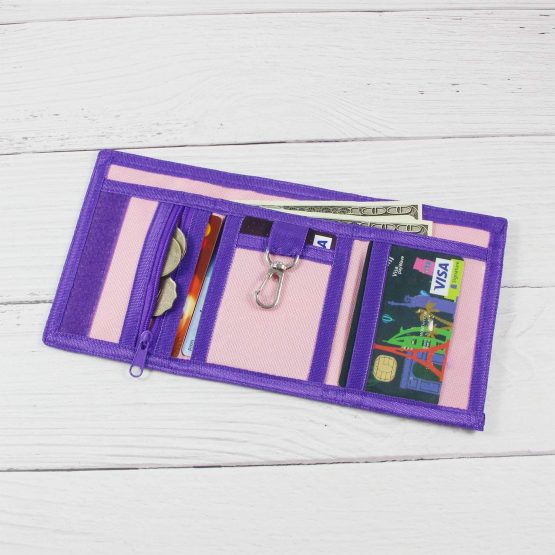 RFID Wallet, Cute Cartoon Wallet with Zipper for Kids, Unicorn - Image 2