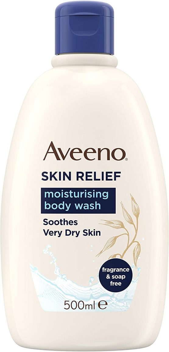 Aveeno Skin Relief Moisturising Body Wash, Gently Cleanses and Helps Reduce Skin Dryness, For Very Dry And Irritable Skin Care 500ml