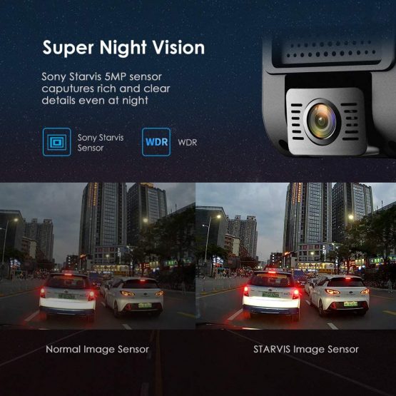 VIOFO A119 V3 Dash Cam 2K with GPS, True HDR, Buffered Parking Mode, 2560x1440P Quad HD+ Car Dash Camera, Ultra Clear Night Vision, 140° Wide Angle, Motion Detection, G-Sensor, Time Lapse - Image 4