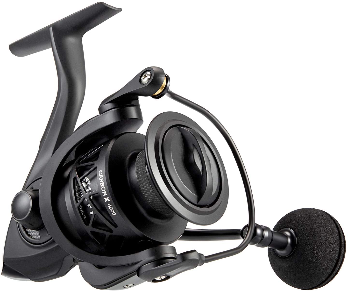 Piscifun Carbon X Spinning Reel, 6.2:1 Gear Ratio, Up to 33LB Max Drag, 10+1 Shielded BB, Carbon Frame, Black, Ambidextrous