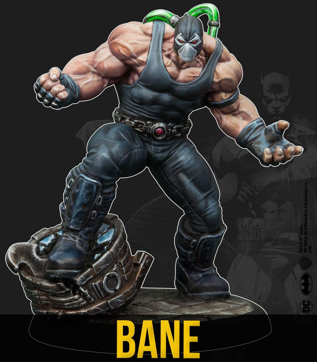 Knight Models Miniature Game Resina DC Comics Superhero (Box Bane: Venom Overdrive), Grey, 35 mm - Image 2