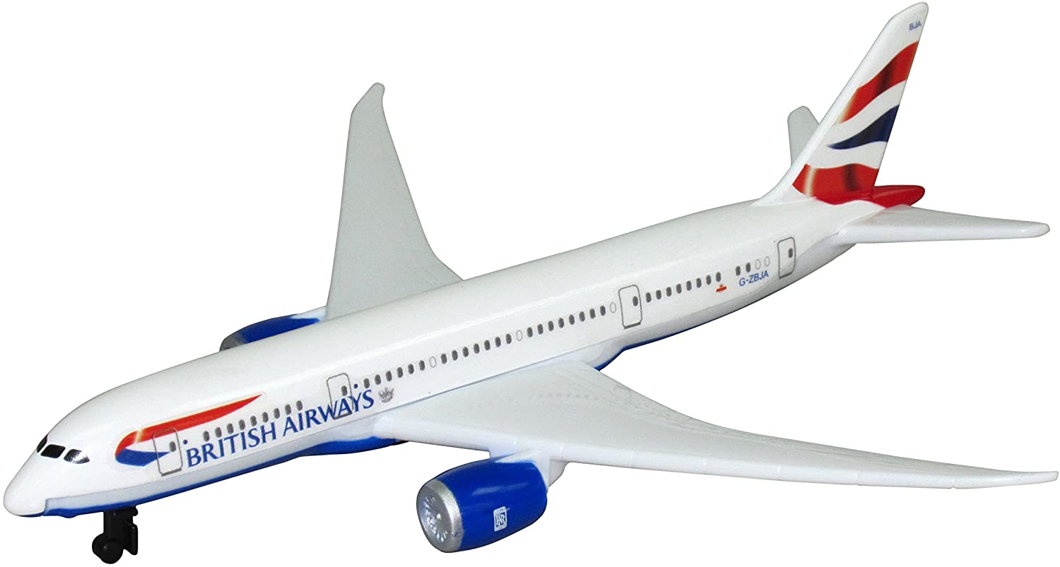 Daron RT6005A British Airways/B787 Plastic Model, Blue, 5 inches (L) x 5 inches (W) x 2 inches (H)