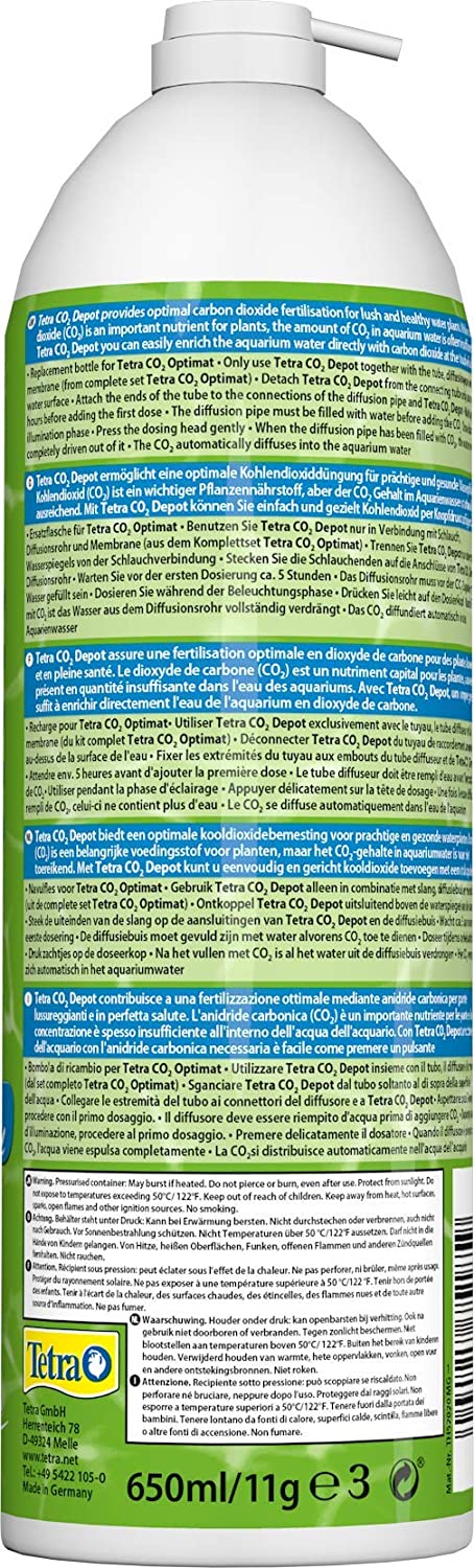 Tetra CO2 Depot, Intensive CO2 Supply for lush Water Plants 11 g, 1 Pack - Image 2
