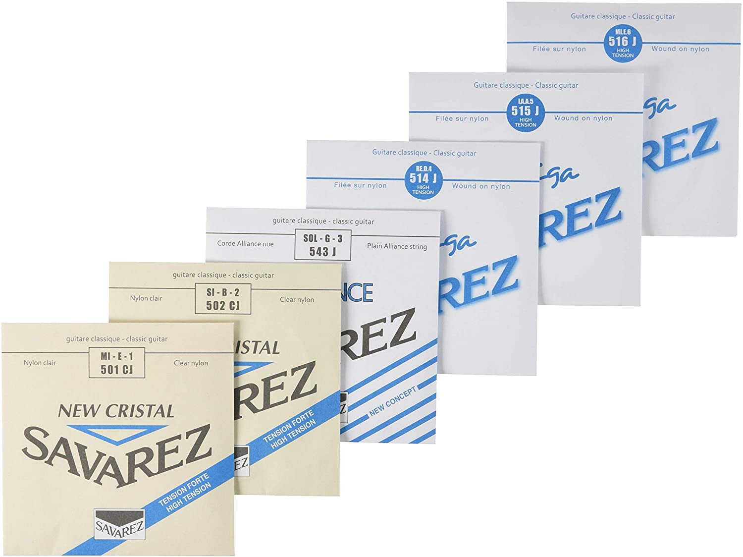 Savarez set Création Cantiga hard Tension, Transparent, Satz high 510MJ - Image 2
