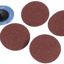 Silverline 100065 Quick-Change Sanding Discs Set, 50 mm, 60 Grit - 5 Pieces
