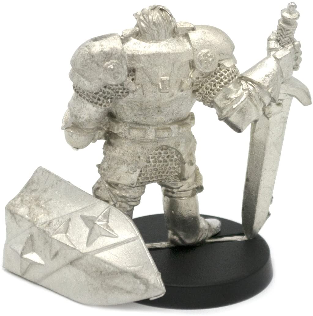 Stonehaven Half-Orc Warrior Miniature Figure for 28mm Table top Wargames - Made in USA - Image 2