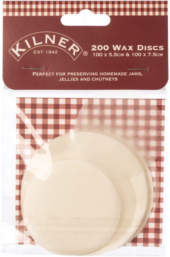 Kilner 25.428 Pack of 200 Wax Discs, White