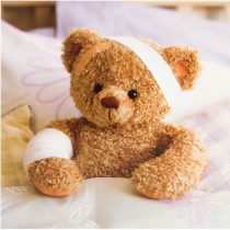 Open 'Gallery Card from The Hallmark Studio - Photographic Teddy Bear Design - Get Well, Thinking of You,