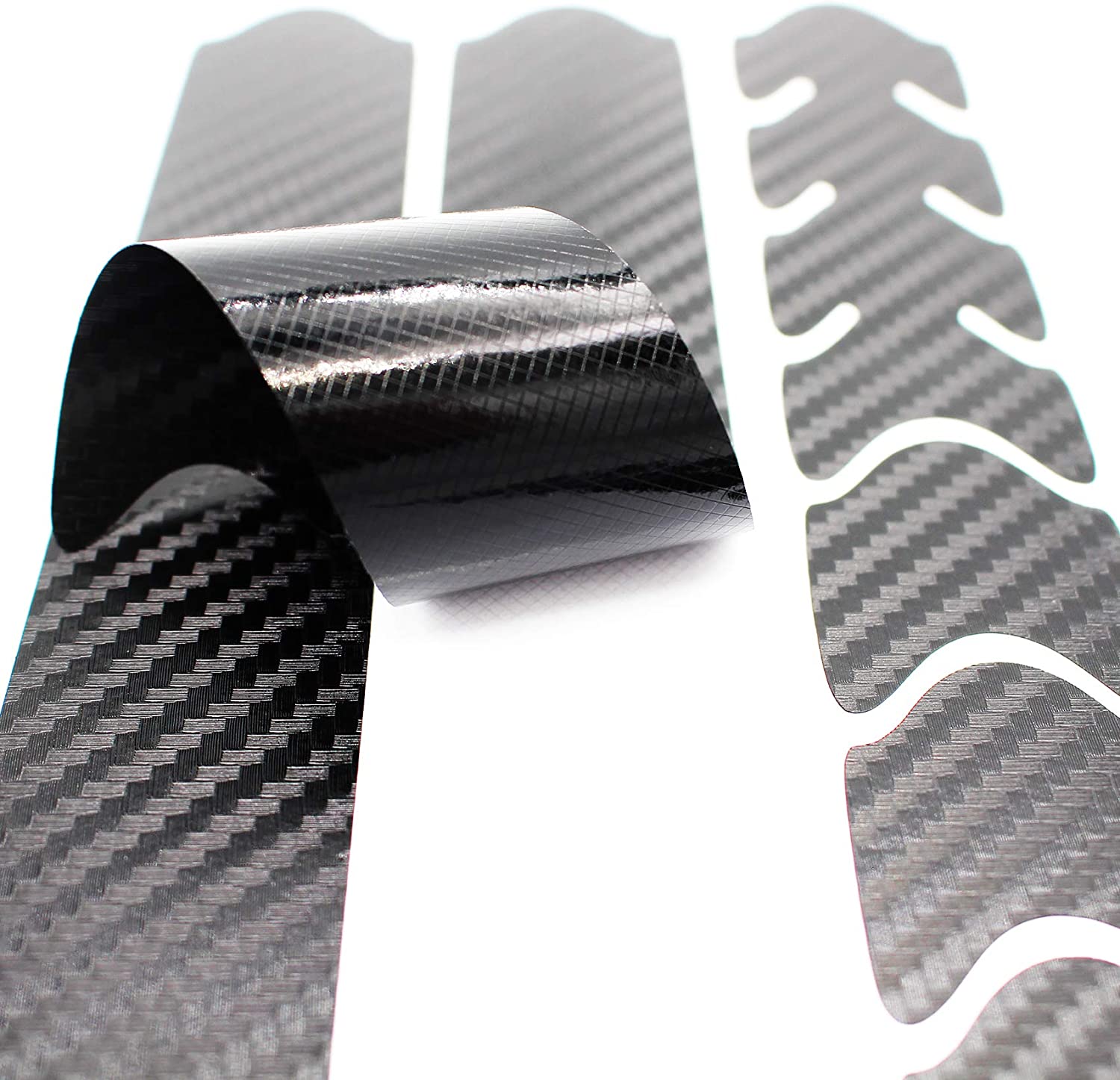 AlphaShield K099 Carbon Black Bike Frame Frame Protector Sticker MTB BMX, Kettenstrebenschutz - Image 4