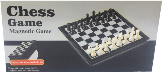 HTUK® Chess Game Large Magnetic Travel Chess Game Table Top Desk Game Folding Magnetic Chess Board - Image 4