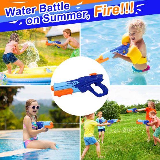 MOZOOSON Water Gun Toy for Kids, Powerful Water Pistol with 750ML Moisture Capacity | 33ft Long Range Squirt Gun, Blaster Toy for Kids and Adults - Image 4