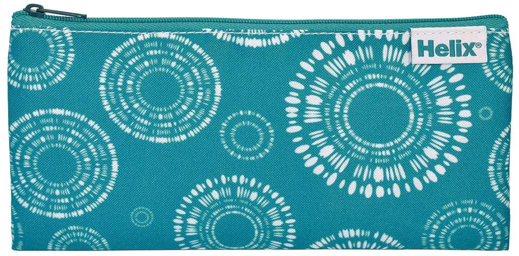 Helix Shibori Circles Pencil Case, 932600
