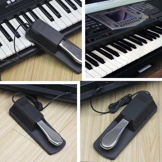 Keyboard Sustain Pedal, Keyboard Sustain Pedal Durable Piano Foot Damper for Keyboard Digital Piano/Electrical Piano - Image 2