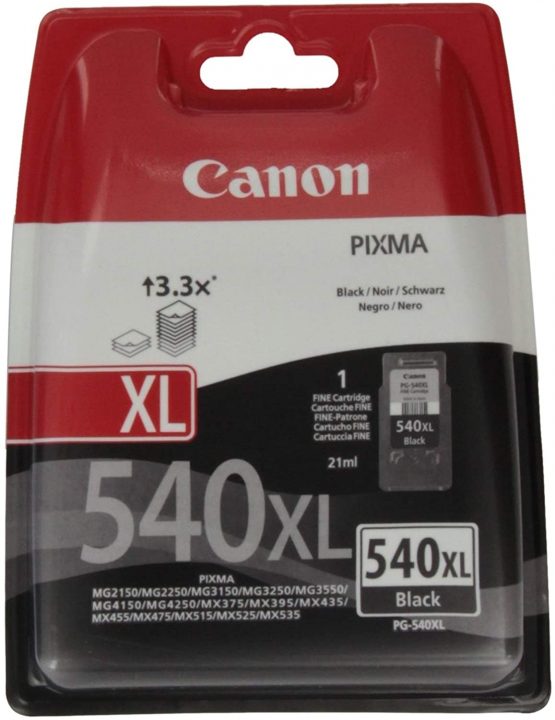 Canon PG-540XL Black Fine Cartridge