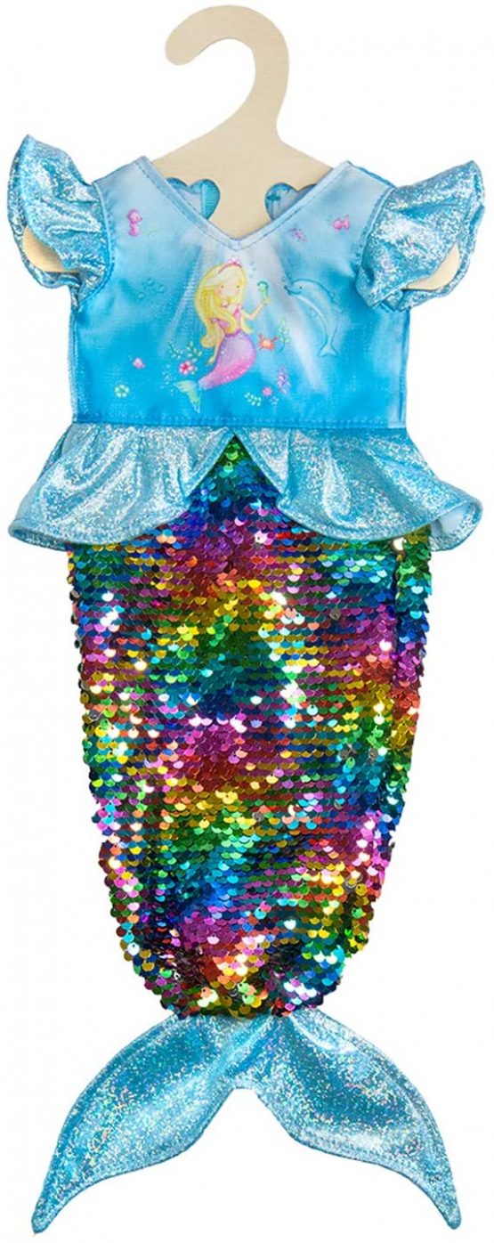 Heless 1920 Dress for Dolls Mermaid Ava, Multi-Coloured, 28 x 35 cm