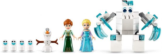 LEGO 43172 Disney Princess Frozen Elsa’s Magical Ice Palace Set with Princess Elsa and Anna Mini Dolls and Frozen Playground - Image 2