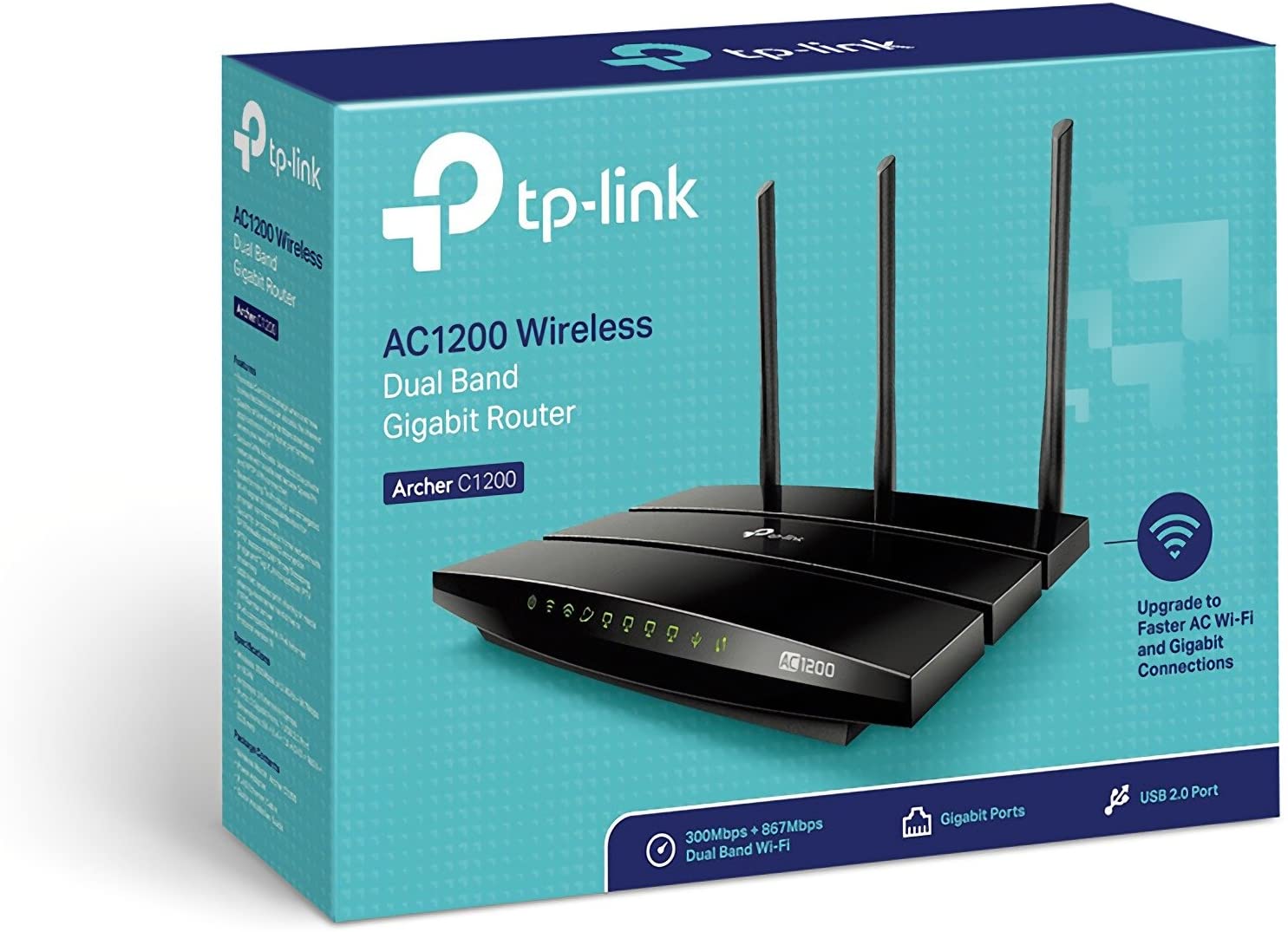 MODEM ROUTEUR TP-LINK Archer C1200 - Noir, AC 1200 Mbit/s, Black - Image 4