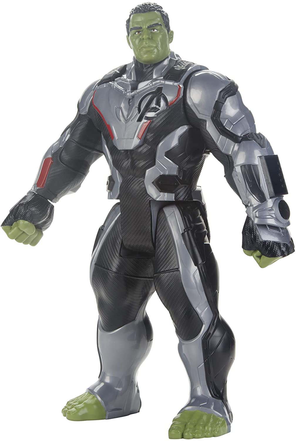 Avengers Marvel Endgame Power FX Deluxe Titan Hero Series Hulk Figure, Green, 12 inches - Image 3