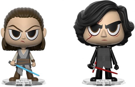 Funko 31619 VYNL 4" 2-Pack: Star Wars: Rey & Kylo (The Force Awakens), Multi
