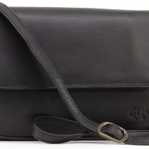 GIGI - Women's Leather Flap Over Cross Body Handbag - Shoulder Bag with Long Adjustable Strap - OTH1008