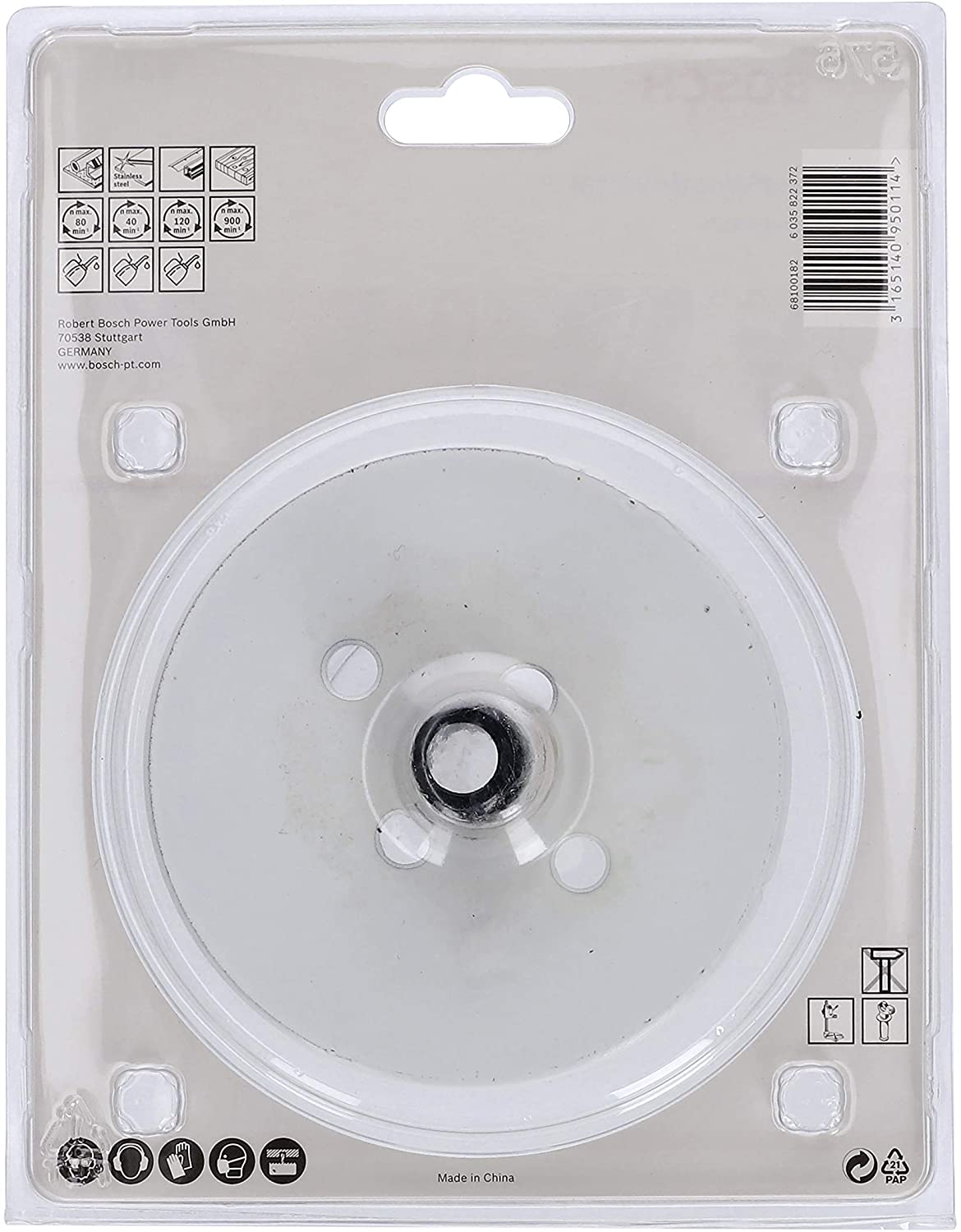 BOSCH Bi-Metal Hole Saw (for Wood and Metals 8% Cobalt Alloy, Progressive Tooth Design, diameter 111 mm, Accessory Drills) - Image 3