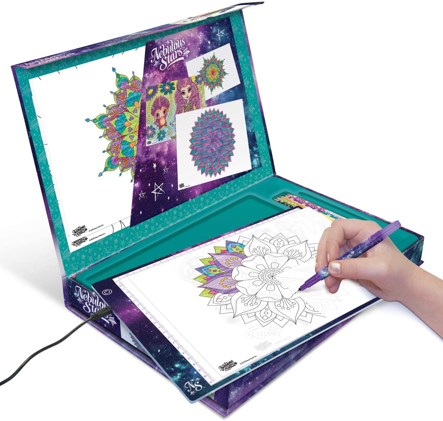 Nebulous Stars 11351 Tracing Light Pad, Multicoloured, Medium - Image 2