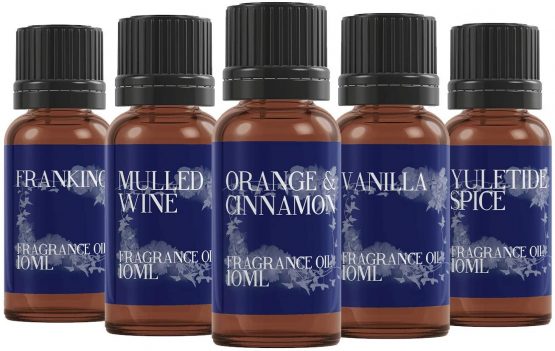Mystic Moments | Fragrant Oil Starter Pack - Winter Oils - 5 x 10ml - Image 2